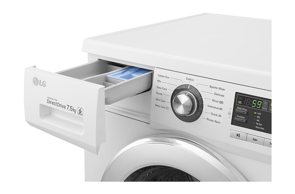 LG 7.5kg Direct Drive Front Loader Washing Machine, WD14022D6